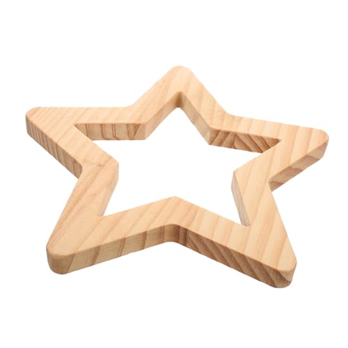 MAGICLULU Holz Wandsticker Sternen Dekoration für Kinderzimmer Nordic Skandinavische Wanddeko Einfache Installation Vielseitige Anwendung Leicht Tragbar für Spielzimmer und Krippen von MAGICLULU
