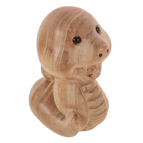 MAGICLULU Holzfigur Schlange Handgefertigte Holzschnitzerei für Dekoration und Tischornament Einzigartiges zum Jahr der Schlange Nachhaltiges Wohnaccessoire Detailreiche Handarbeit MAGICLULU Holzfigur Schlange Handgefertigte Holzschnitzerei für Dekoration und Tischornament Einzigartiges zum Jahr der Schlange Nachhaltiges Wohnaccessoire Detailreiche Handarbeit von MAGICLULU