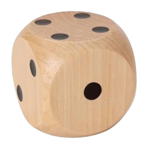 MAGICLULU Holzwürfel D6 Sechsseitige Tischspielwürfel Für Zu Hause Würfelspiel Gerundet Große Spielwürfel Punktwürfel Aus Holz Spiel Hof -stütze Light Brown MAGICLULU Holzwürfel D6 Sechsseitige Tischspielwürfel Für Zu Hause Würfelspiel Gerundet Große Spielwürfel Punktwürfel Aus Holz Spiel Hof -stütze Light Brown von MAGICLULU