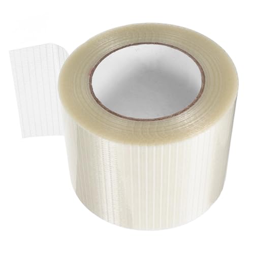 MAGICLULU Industrie Nylon Klebeband Transparent Verstärktes Glasfaserband für Verpackung Reparatur Abdichtung für Versand von MAGICLULU