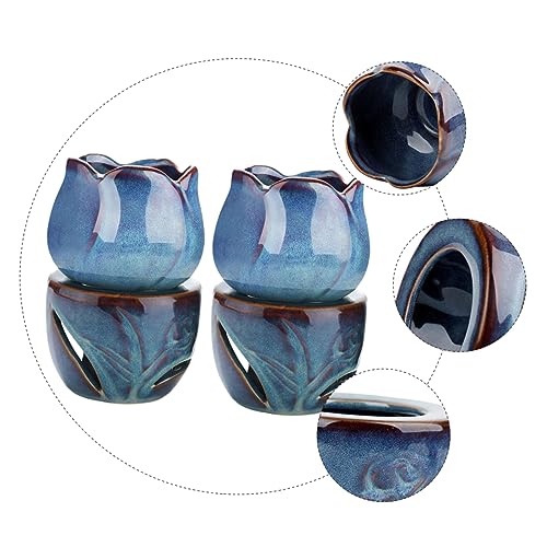 MAGICLULU Inhaber für Duftöl Aroma Tee Kerzenlampe mit ätherischen Ölen keramische ätherische Öllampen Keramik Blue Zufällige Farbe MAGICLULU Inhaber für Duftöl Aroma Tee Kerzenlampe mit ätherischen Ölen keramische ätherische Öllampen Keramik Blue Zufällige Farbe von MAGICLULU