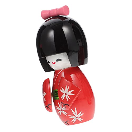 MAGICLULU Japanische Kimono Holzpuppe Handgefertigt Stabile Holzfigur Traditionelle Kunst Skulptur Dekoratives Wohnaccessoire Geschenkidee für Japanischer Kultur MAGICLULU Japanische Kimono Holzpuppe Handgefertigt Stabile Holzfigur Traditionelle Kunst Skulptur Dekoratives Wohnaccessoire Geschenkidee für Japanischer Kultur von MAGICLULU