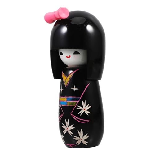 MAGICLULU Japanische Traditionelle Puppenfigur Aus Holz Kimono-Dekoration Kimono-Puppe Ornament MAGICLULU Japanische Traditionelle Puppenfigur Aus Holz Kimono-Dekoration Kimono-Puppe Ornament von MAGICLULU