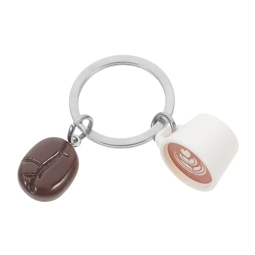 MAGICLULU Kaffeebohnen Schlüsselbund Dekorativer Schlüsselanhänger Für Handtaschen Und Geldbörsen Charme Schlüsselring Für Kaffeeliebhaber MAGICLULU Kaffeebohnen Schlüsselbund Dekorativer Schlüsselanhänger Für Handtaschen Und Geldbörsen Charme Schlüsselring Für Kaffeeliebhaber von MAGICLULU