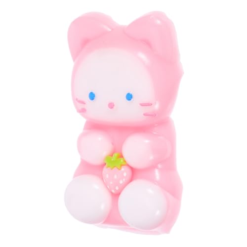 MAGICLULU Kawaii Katzen und Elastisch Stressabbau Squishy Ball für Erwachsene Niedliche Erdbeer Katzenform Interaktives Fidget Toy für Partygeschenke und Klassenzimmerpreise von MAGICLULU
