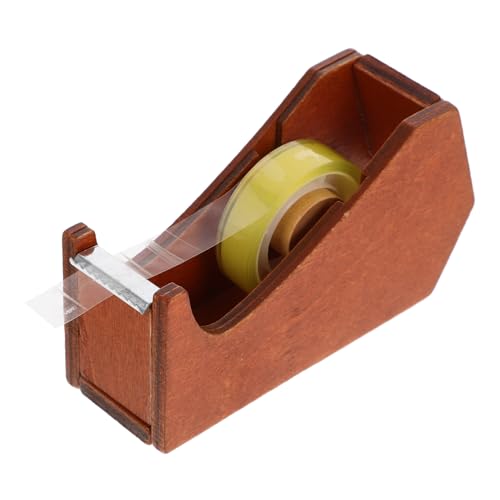 MAGICLULU Klebebandabroller Tierdesign aus Holz Praktischer Tape Cutter für Schreibtisch Multifunktionaler Klebebandspender für Büro Zuhause von MAGICLULU