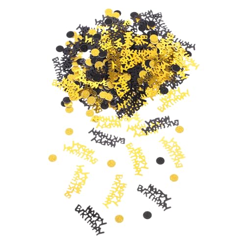 MAGICLULU Konfetti für Geburtstagsfeiern Glänzende Dekoration Happy Birthday Confetti Vielseitige Tischdeko für Alter Kreative Bastelideen und Festtags Accessoires MAGICLULU Konfetti für Geburtstagsfeiern Glänzende Dekoration Happy Birthday Confetti Vielseitige Tischdeko für Alter Kreative Bastelideen und Festtags Accessoires von MAGICLULU