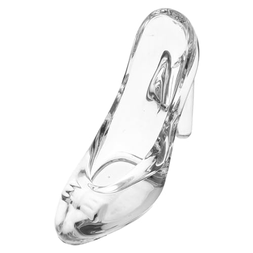 MAGICLULU Kristall Schuhornament aus Transparentes High Heel für Hochzeiten Geburtstage Partys Stilvolle Tischdekoration Handwerkskunst Vielseitig Einsetzbar von MAGICLULU