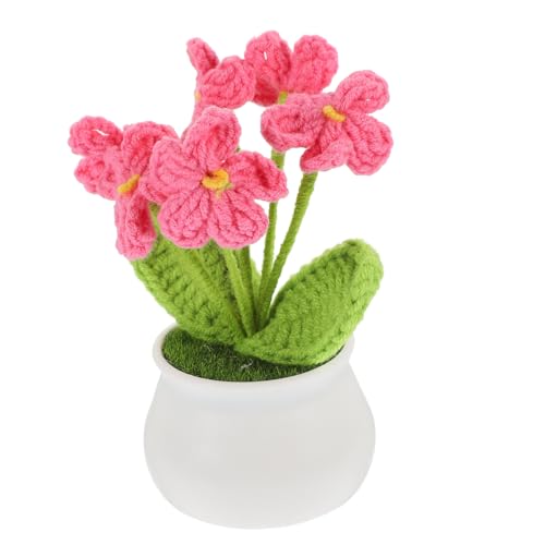MAGICLULU Künstliche Häkelblume im Topf Handgefertigte Dekoration für Zuhause Design Leicht und für Moderne und Rustikale Einrichtungen Farbverlaufs MAGICLULU Künstliche Häkelblume im Topf Handgefertigte Dekoration für Zuhause Design Leicht und für Moderne und Rustikale Einrichtungen Farbverlaufs von MAGICLULU
