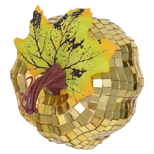 MAGICLULU Künstlicher Kürbis mit Discokugel: Kürbisstatue mit Glitzerspiegel, Tischdekoration im Bauernhausstil, Back to 70s-Party-Ornament für Hochzeits- und Geburtstagsgeschenke MAGICLULU Künstlicher Kürbis mit Discokugel: Kürbisstatue mit Glitzerspiegel, Tischdekoration im Bauernhausstil, Back to 70s-Party-Ornament für Hochzeits- und Geburtstagsgeschenke von MAGICLULU