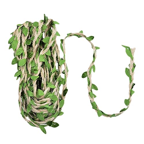 MAGICLULU Kunstblatt Hanfseil Diy Foto Wanddekoration für Zuhause für Festliche Anlässe Hochzeiten und Partys Waschbar und Wiederverwendbar von MAGICLULU