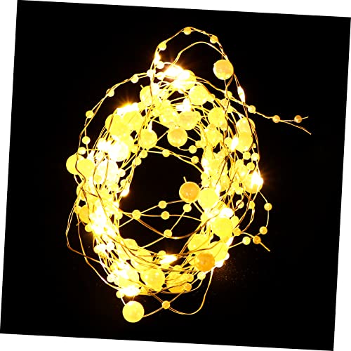 MAGICLULU LED Kupferdraht Lichterkette mit Weißen Perlen Batteriebetriebene Dekorative Zimmerbeleuchtung für Hochzeit Festival Romantische Atmosphäre Schaffen MAGICLULU LED Kupferdraht Lichterkette mit Weißen Perlen Batteriebetriebene Dekorative Zimmerbeleuchtung für Hochzeit Festival Romantische Atmosphäre Schaffen von MAGICLULU