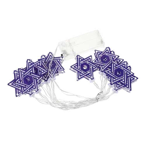 MAGICLULU LED Lichterkette Davidstern Hanukkah Deko Leds Weiß Blau Außen Innen Festliche Jüdische Lichtdekoration Garten Patio MAGICLULU LED Lichterkette Davidstern Hanukkah Deko Leds Weiß Blau Außen Innen Festliche Jüdische Lichtdekoration Garten Patio von MAGICLULU