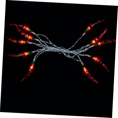 MAGICLULU LED Lichterkette mit Roten Chili Förmigen Lampen Wetterfeste Festival und Campingbeleuchtung für Indoor und Outdoor Langlebige Party Atmosphärenbeleuchtung MAGICLULU LED Lichterkette mit Roten Chili Förmigen Lampen Wetterfeste Festival und Campingbeleuchtung für Indoor und Outdoor Langlebige Party Atmosphärenbeleuchtung von MAGICLULU