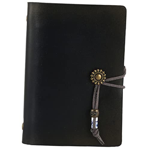 MAGICLULU Leder-tagebuch Planer Notizblock Größe Vintage für Männer/frauen Lose Blätter Papier MAGICLULU Leder-tagebuch Planer Notizblock Größe Vintage für Männer/frauen Lose Blätter Papier von MAGICLULU