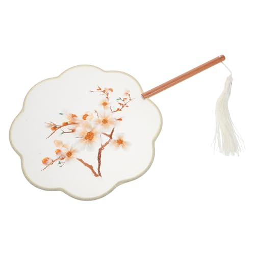 MAGICLULU Leichter Handfächer mit Quaste für Tanz Hochzeiten und Traditionelle Feiern Accessoire für Jede Gelegenheit von MAGICLULU