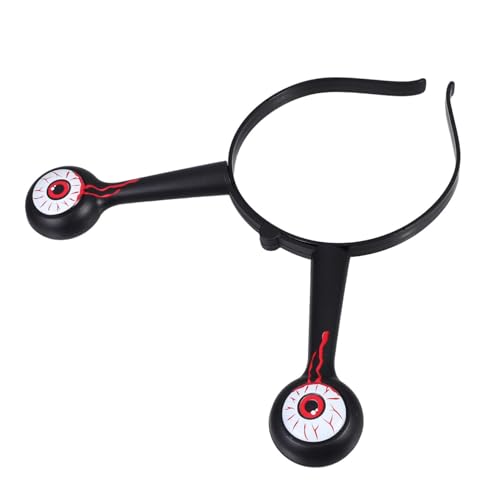 MAGICLULU Lustiger Halloween Haarreif mit Beweglichem Augapfel Verstellbar für Damen Herren und Auffälliges Kostümzubehör für Party Karneval und Cosplay MAGICLULU Lustiger Halloween Haarreif mit Beweglichem Augapfel Verstellbar für Damen Herren und Auffälliges Kostümzubehör für Party Karneval und Cosplay von MAGICLULU