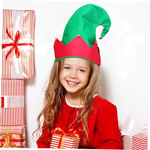 MAGICLULU Lustiger Weihnachts Clownhut mit Glöckchen Rotes und Grünes Kostümzubehör für Bequemer Festlicher Partyhut als Foto Requisite und Weihnachtsfeier MAGICLULU Lustiger Weihnachts Clownhut mit Glöckchen Rotes und Grünes Kostümzubehör für Bequemer Festlicher Partyhut als Foto Requisite und Weihnachtsfeier von MAGICLULU