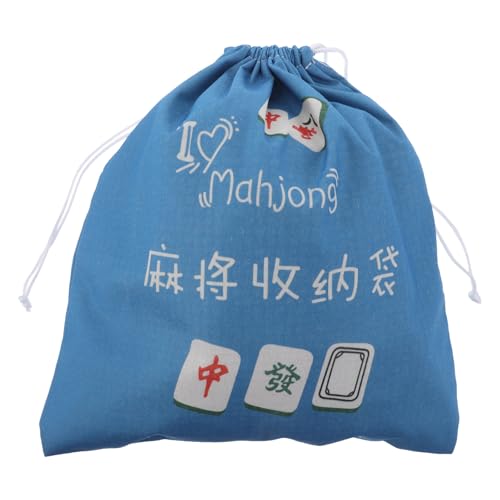 MAGICLULU Mahjong-Spielsteintasche: Einzigartige Mahjong-Aufbewahrungstasche aus Oxford-Stoff mit Kordelzug für unterwegs und zu Hause – große Organizer-Tasche für das Spiel mit Spielsteinen MAGICLULU Mahjong-Spielsteintasche: Einzigartige Mahjong-Aufbewahrungstasche aus Oxford-Stoff mit Kordelzug für unterwegs und zu Hause – große Organizer-Tasche für das Spiel mit Spielsteinen von MAGICLULU
