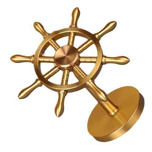 MAGICLULU Marine-rudermodell Im Mediterranen Stil Drehbares Nautisches Perfekt Für Tisch- Und Heimdekoration MAGICLULU Marine-rudermodell Im Mediterranen Stil Drehbares Nautisches Perfekt Für Tisch- Und Heimdekoration von MAGICLULU