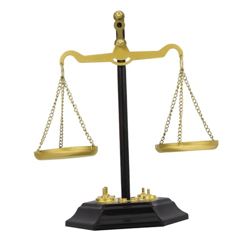 MAGICLULU Metallwaage Tischdekoration Balance Dekoration für Zuhause und Büro Stilvolles Metallornament Symbol für Gerechtigkeit und Macht Robuste und Langlebige Tischdeko MAGICLULU Metallwaage Tischdekoration Balance Dekoration für Zuhause und Büro Stilvolles Metallornament Symbol für Gerechtigkeit und Macht Robuste und Langlebige Tischdeko von MAGICLULU