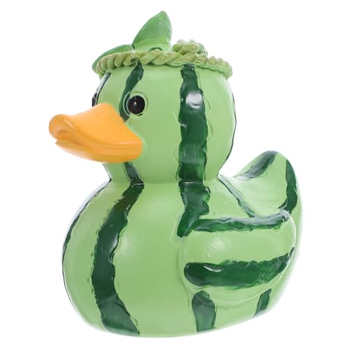 MAGICLULU Miniatur-Wassermelonen-Entenstatue für Geburtstagsfeiern. Mini-Entenornamente aus Kunstharz. Sommerparty Schreibtisch und das Bücherregal. MAGICLULU Miniatur-Wassermelonen-Entenstatue für Geburtstagsfeiern. Mini-Entenornamente aus Kunstharz. Sommerparty Schreibtisch und das Bücherregal. von MAGICLULU