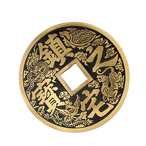 MAGICLULU Münzanhänger Dekoration Mondornament Antike Chinesische Glücksmünze Im Chinesischen Stil Design Anhänger Chinesische Antike Glücksmünze Im Chinesischen MAGICLULU Münzanhänger Dekoration Mondornament Antike Chinesische Glücksmünze Im Chinesischen Stil Design Anhänger Chinesische Antike Glücksmünze Im Chinesischen von MAGICLULU