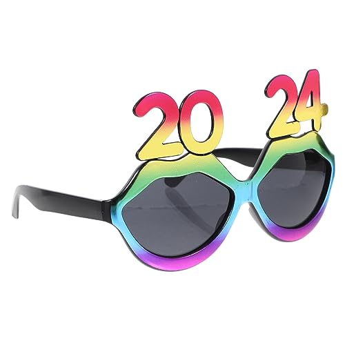 MAGICLULU Neujahrsfeier Brille Lustige Party Requisiten Kostüm Dekoration für Unvergessliche für Jahr und Tolle Erinnerungsfotos mit Freunden von MAGICLULU