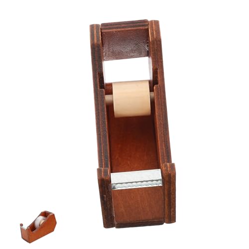 MAGICLULU Niedlicher Holz Klebebandspender im Tierdesign Tragbarer Tischabroller für Bürobedarf Vielseitiger Klebebandhalter für Verschiedene Klebebänder MAGICLULU Niedlicher Holz Klebebandspender im Tierdesign Tragbarer Tischabroller für Bürobedarf Vielseitiger Klebebandhalter für Verschiedene Klebebänder von MAGICLULU