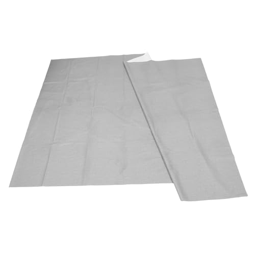 MAGICLULU Nordische wasserdichte Tischdecke Wasserbeständige Tischdecke Stofftischdecken Für Rechtecktische Waschbare Rechteckige Water Proof Tischtuch PVC Grau von MAGICLULU