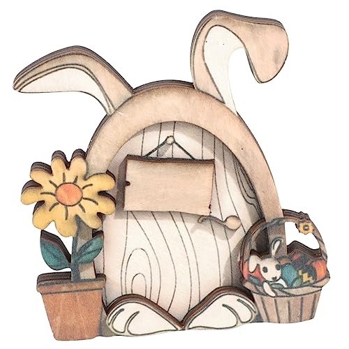 MAGICLULU Ostern Home Decor Holz Tisch Ornament Ostern Party Liefert Holz Zeichen Frühling von MAGICLULU