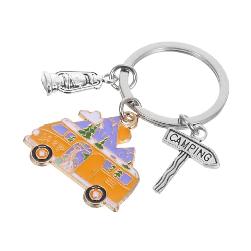 MAGICLULU Reise-schlüsselanhänger Für Wohnmobile Schlüsselanhänger in Form Eines -verkehrsschilds Mit Mondanhänger Multifunktionales Ausrüstungszubehör von MAGICLULU