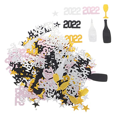 MAGICLULU Packungen Glitzer Konfetti für Neujahrsfeiern Dekorative Accessoires für Partys Funkelnde Tischdeko für Verschiedene Anlässe für Zuhause Büro Bar und von MAGICLULU