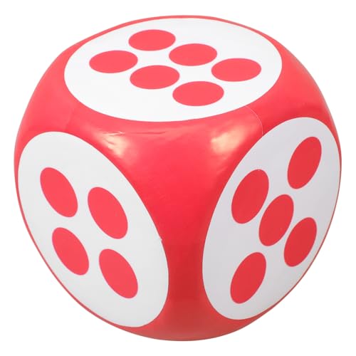 MAGICLULU Partyspiel-Requisiten groß Riesenspiele bunt farbig spielwürfel Zahlenwürfel Spiel riesige Platzwertwürfel riesige Würfelschäume mehrseitige Schaum von MAGICLULU