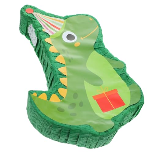 MAGICLULU Pinata Für Geburtstagsfeiern Grüne Dino Pinata Dekoration Für Kinderpartys Party Zum Befüllen Mit Süßigkeiten Und Überraschungen von MAGICLULU