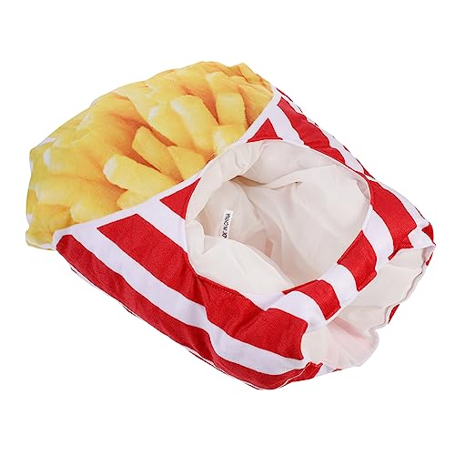 MAGICLULU Plüsch Pommes Frites Partyhut Einstellbare Weiches Baumwollmaterial Bequem und Hautfreundlich Witzige Kopfbedeckung für Karneval Festival Cosplay und Partyspaß MAGICLULU Plüsch Pommes Frites Partyhut Einstellbare Weiches Baumwollmaterial Bequem und Hautfreundlich Witzige Kopfbedeckung für Karneval Festival Cosplay und Partyspaß von MAGICLULU