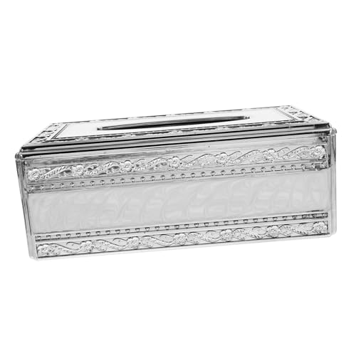 MAGICLULU Rechteckige Taschentuchbox-Abdeckung Taschentuchbox-hülle Aus Seidenpapier Aufbewahrungsbox Für Papiertücher Organizer Für Taschentücher Raum Für Papiertücher von MAGICLULU