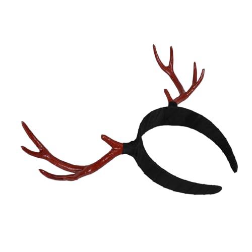 MAGICLULU Rentier Geweih Haarreif für Weihnachten Niedliches Stirnband als Kostümzubehör für Feiertagsfeiern Cosplay und Fotoshootings Geeignet für Erwachsene MAGICLULU Rentier Geweih Haarreif für Weihnachten Niedliches Stirnband als Kostümzubehör für Feiertagsfeiern Cosplay und Fotoshootings Geeignet für Erwachsene von MAGICLULU