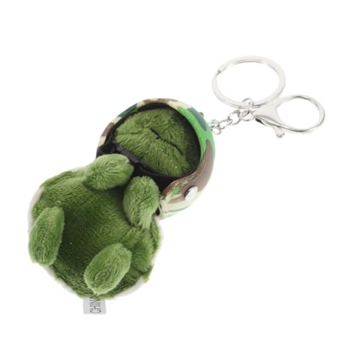 MAGICLULU Schlüsselanhänger Ausgestopft Taschenanhänger Mit Schildkröte Zubehör Sachen Reiz Hülse Knuddelig Plüsch Charme Anhänger Für Die Tasche Karikatur Rucksackanhänger Abs Green von MAGICLULU