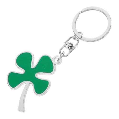 MAGICLULU Schlüsselanhänger mit vierblättrigem Kleeblatt glücksbringer schlüsselanhänger kawaii schlüsselanhänger Blatt Schlüsselanhänger Taschenschlüsselkette Zinklegierung Green MAGICLULU Schlüsselanhänger mit vierblättrigem Kleeblatt glücksbringer schlüsselanhänger kawaii schlüsselanhänger Blatt Schlüsselanhänger Taschenschlüsselkette Zinklegierung Green von MAGICLULU