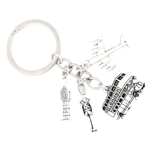 MAGICLULU Schlüsselbunddekor Plüsch Rucksackschlüsselketten Orbit-Taste schlüsselanhänger umhängebeutel schlüsselringe Schlüssel hängende Verzierung Tasche hängende Dekoration Metall Silver von MAGICLULU