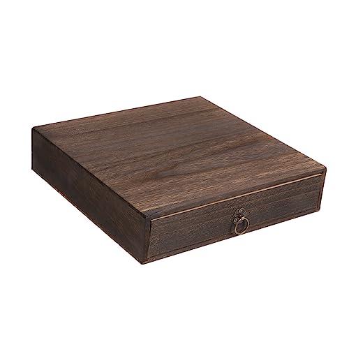 MAGICLULU Schreibtisch-aufbewahrung Aus Massivholz Schubladenbox Einzelne Schublade Schreibtisch-organizer Aus Holz Stilvoll Praktisch Für Das Home Office von MAGICLULU