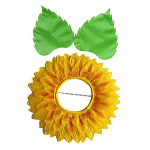 MAGICLULU Sonnenblumen Kopfband mit Handschuhen Lustiges Kostüm Zubehör für Festivals und Aufführungen für Partys und Kindergartenveranstaltungen MAGICLULU Sonnenblumen Kopfband mit Handschuhen Lustiges Kostüm Zubehör für Festivals und Aufführungen für Partys und Kindergartenveranstaltungen von MAGICLULU