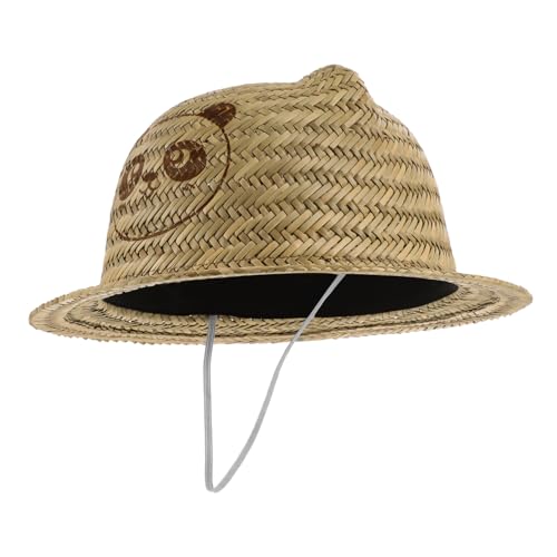 MAGICLULU Kinder Mädchen Strand Party Kappe Breite Krempe Sonnenhut Stroh Design MAGICLULU Kinder Mädchen Strand Party Kappe Breite Krempe Sonnenhut Stroh Design von MAGICLULU