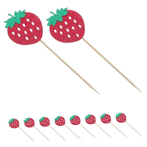 MAGICLULU Stück Rote Erdbeer Muffin Topper Beeren Cupcake Picks Glitzer Obst Picks Plug In Für Babyparty Kindergeburtstag Hochzeit Party Kuchendekorationen MAGICLULU Stück Rote Erdbeer Muffin Topper Beeren Cupcake Picks Glitzer Obst Picks Plug In Für Babyparty Kindergeburtstag Hochzeit Party Kuchendekorationen von MAGICLULU
