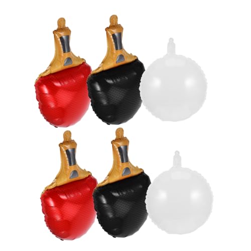 MAGICLULU Table Tennis Sport Balloons Teiliges Aluminium Folienballons Rot Vielseitige Partydekoration für Erwachsene Schnelle Installation für Indoor und Outdoor Sportfeiern MAGICLULU Table Tennis Sport Balloons Teiliges Aluminium Folienballons Rot Vielseitige Partydekoration für Erwachsene Schnelle Installation für Indoor und Outdoor Sportfeiern von MAGICLULU