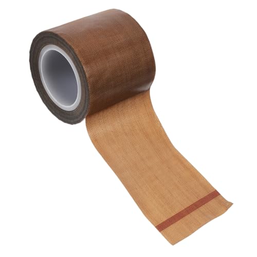 MAGICLULU Teflonband Beständig Klebstoff Wärmeübertragungsband Wärmeband PTFE-Band für Versiegelung Klebeband für Vakuumiermaschine Dichtelement Isolierbänder PTFE-Bänder Glasfaser Hellbraun MAGICLULU Teflonband Beständig Klebstoff Wärmeübertragungsband Wärmeband PTFE-Band für Versiegelung Klebeband für Vakuumiermaschine Dichtelement Isolierbänder PTFE-Bänder Glasfaser Hellbraun von MAGICLULU