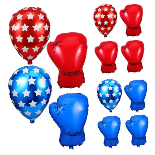 MAGICLULU Teiliges Boxhandschuh-folienballons Aufblasbare Boxhandschuhe und Sandsäcke Schnelle Inflation Thematische Dekoration für Wrestling Jungen-geburtstagsfeiern Wiederverwendbar und von MAGICLULU