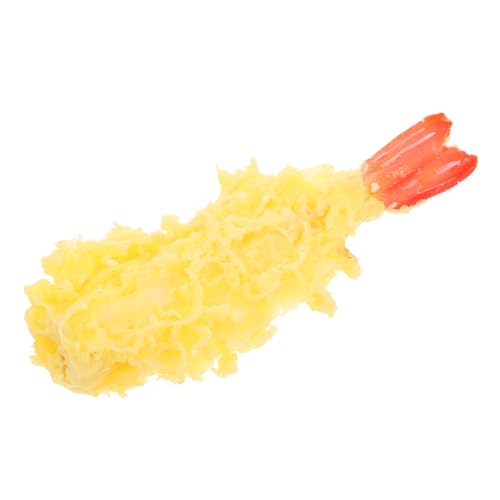 MAGICLULU Tempura im japanischen Tempura gebratene Garnelen japanische küchendekoration künstliche Nahrungsmittel zur Ausstellung Tell dir vor, zu Küchengarnelenmodell PVC von MAGICLULU