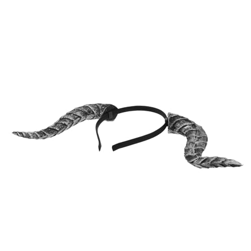 MAGICLULU Teufelshorn Stirnband Gothic Hörner Stirnband Teufels Cosplay Kostüm Teufelshörner Halloween Party Kostümhörner Dämonen Cosplay Hörner von MAGICLULU